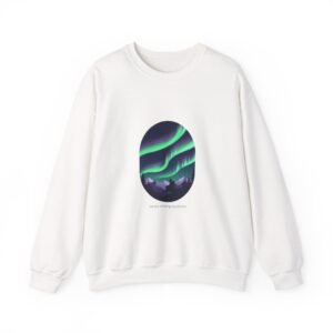 Northern Lights Crewneck Sweatshirt | aurora art, stargazing sky show