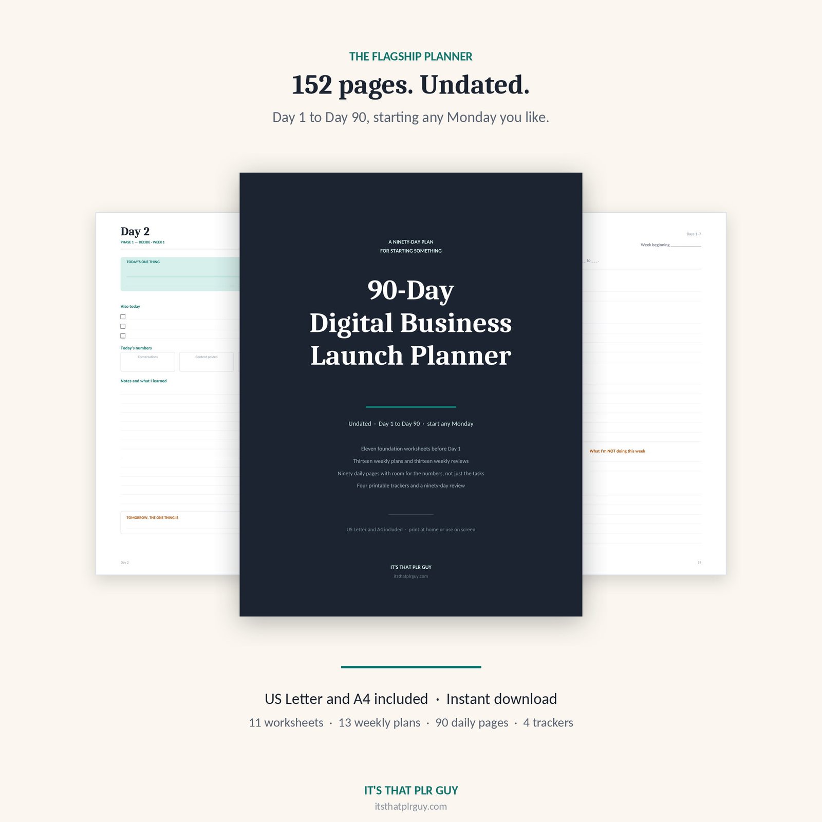 90-Day Digital Business Launch Planner — It’s That PLR Guy