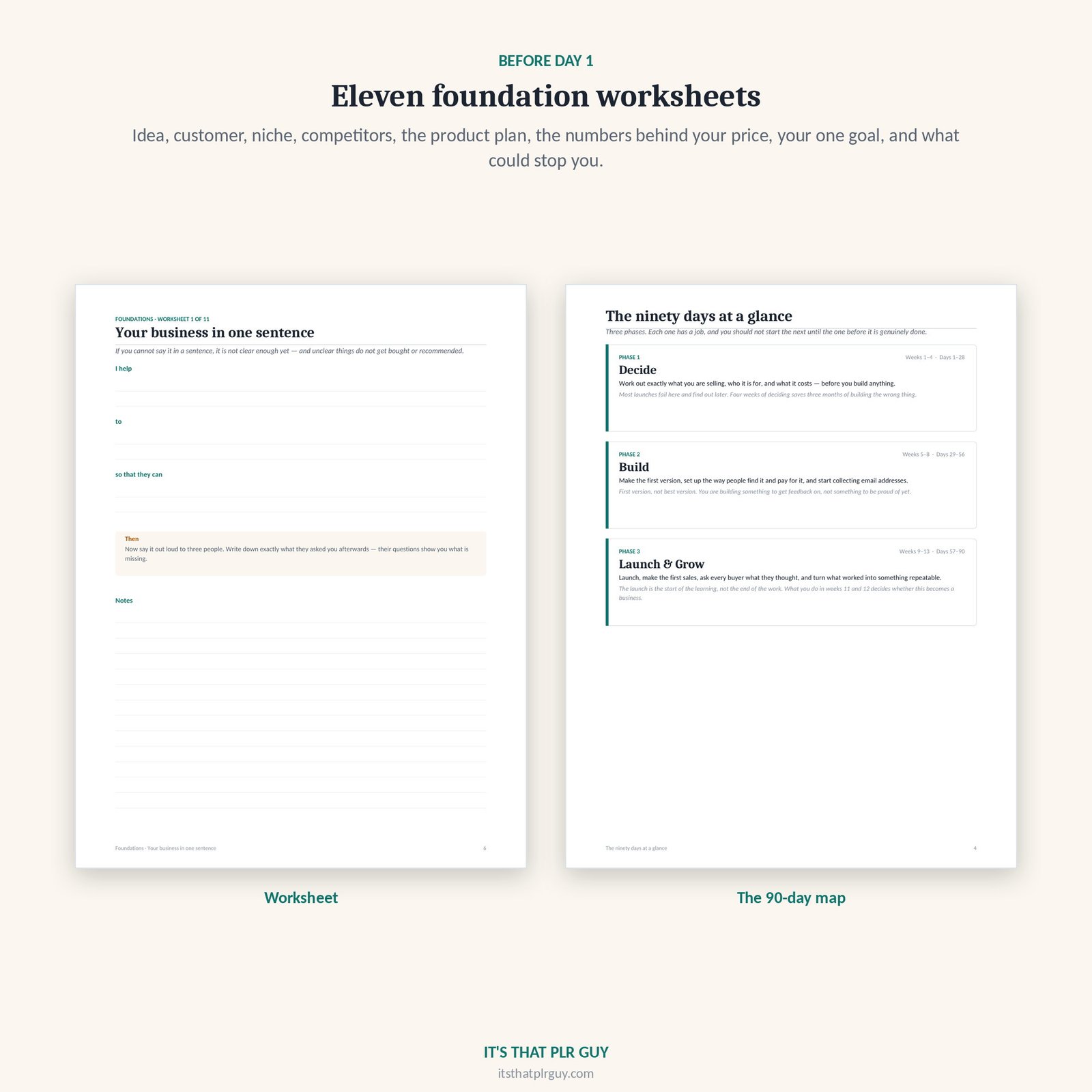 90-Day Digital Business Launch Planner — It’s That PLR Guy