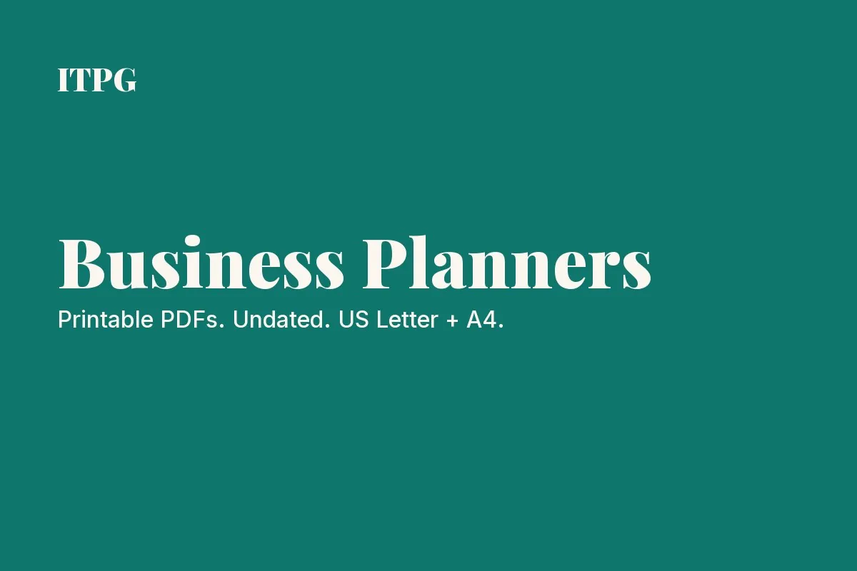 Business planners